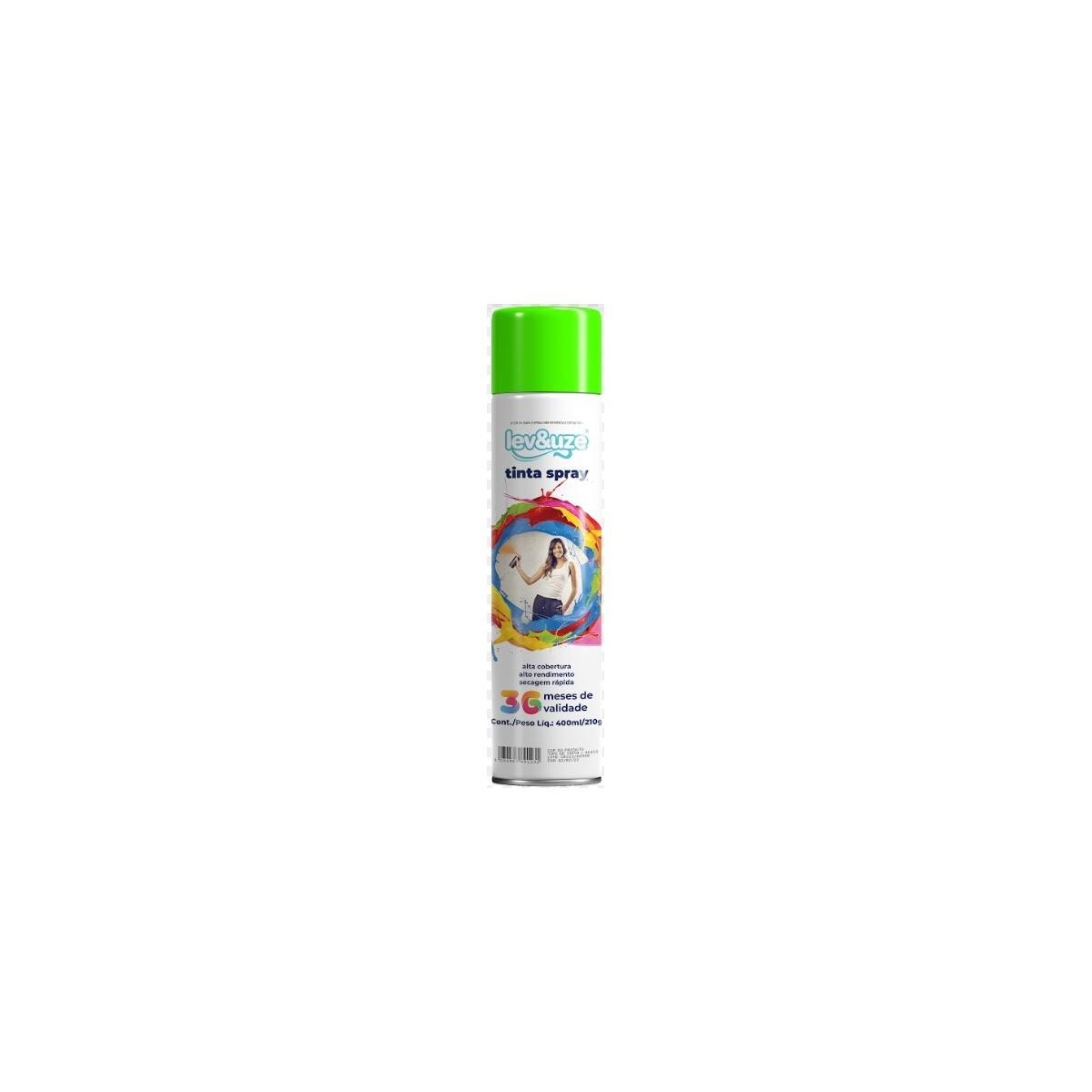 Tinta Spray Luminoso Verde Lev&uze 400ml