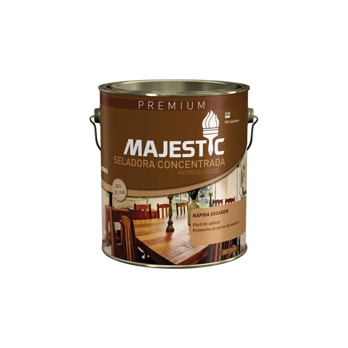 Seladora Concentrada para Madeira 3,6l Majestic - Alto Rendimento
