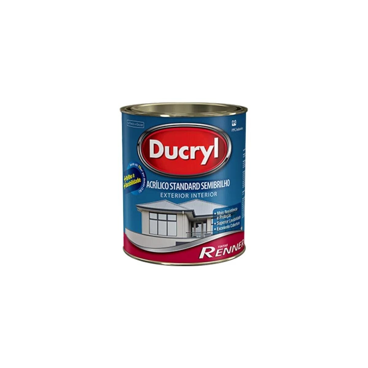 Tinta Acrílica Ducryl Semi Brilho Branco 0,9l Renner