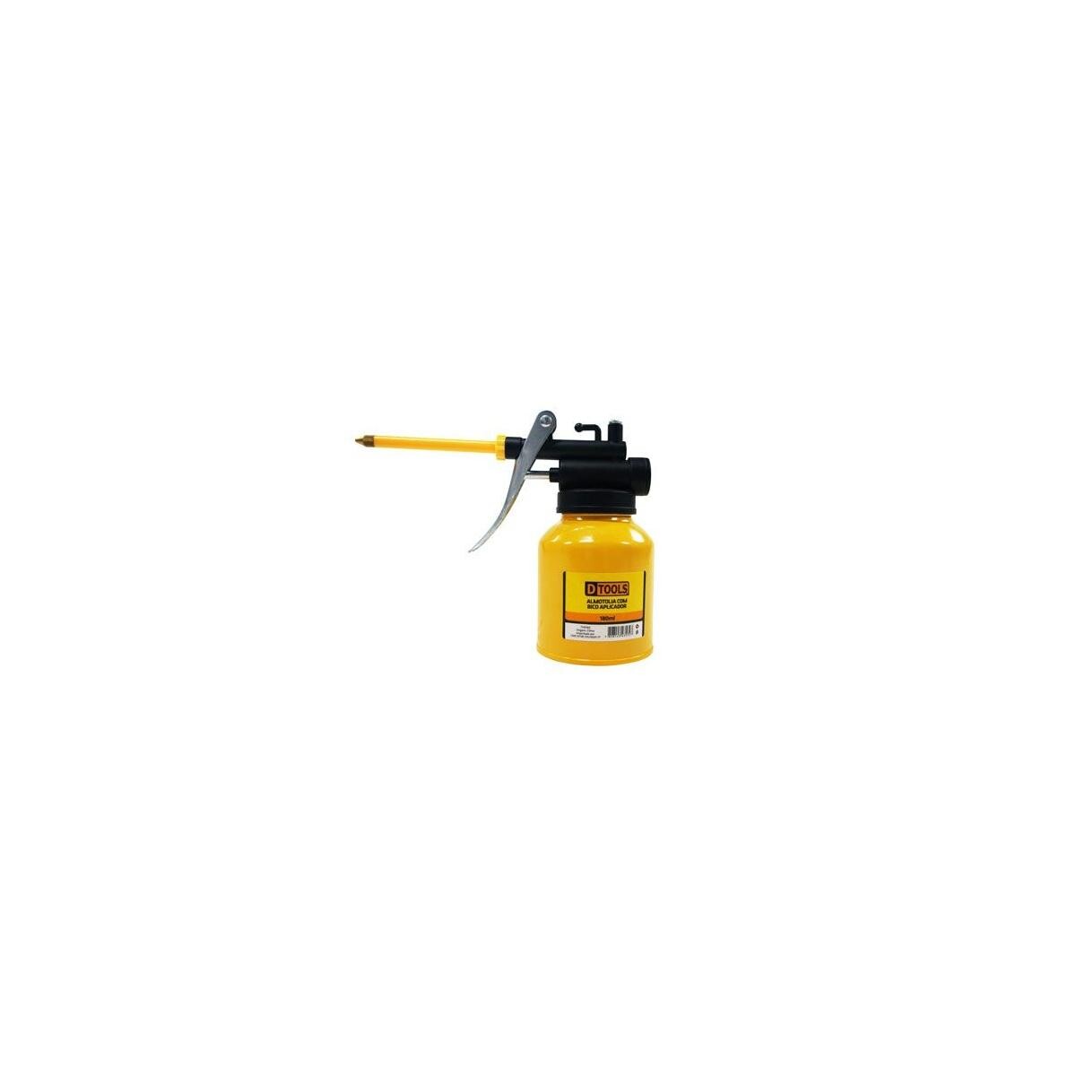 Almotolia Dtools 180ml com Bico Aplicador Flexível para óleo