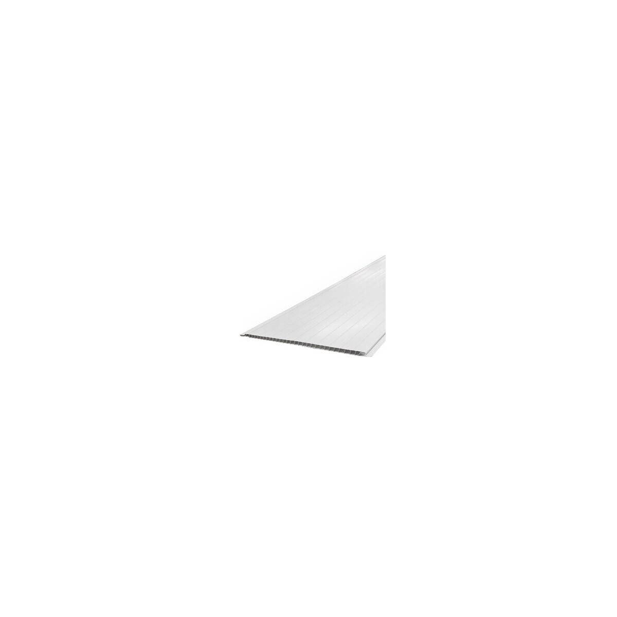 Forro Pvc 20cm 8mmx4m Ripado Branco - Perfilyne