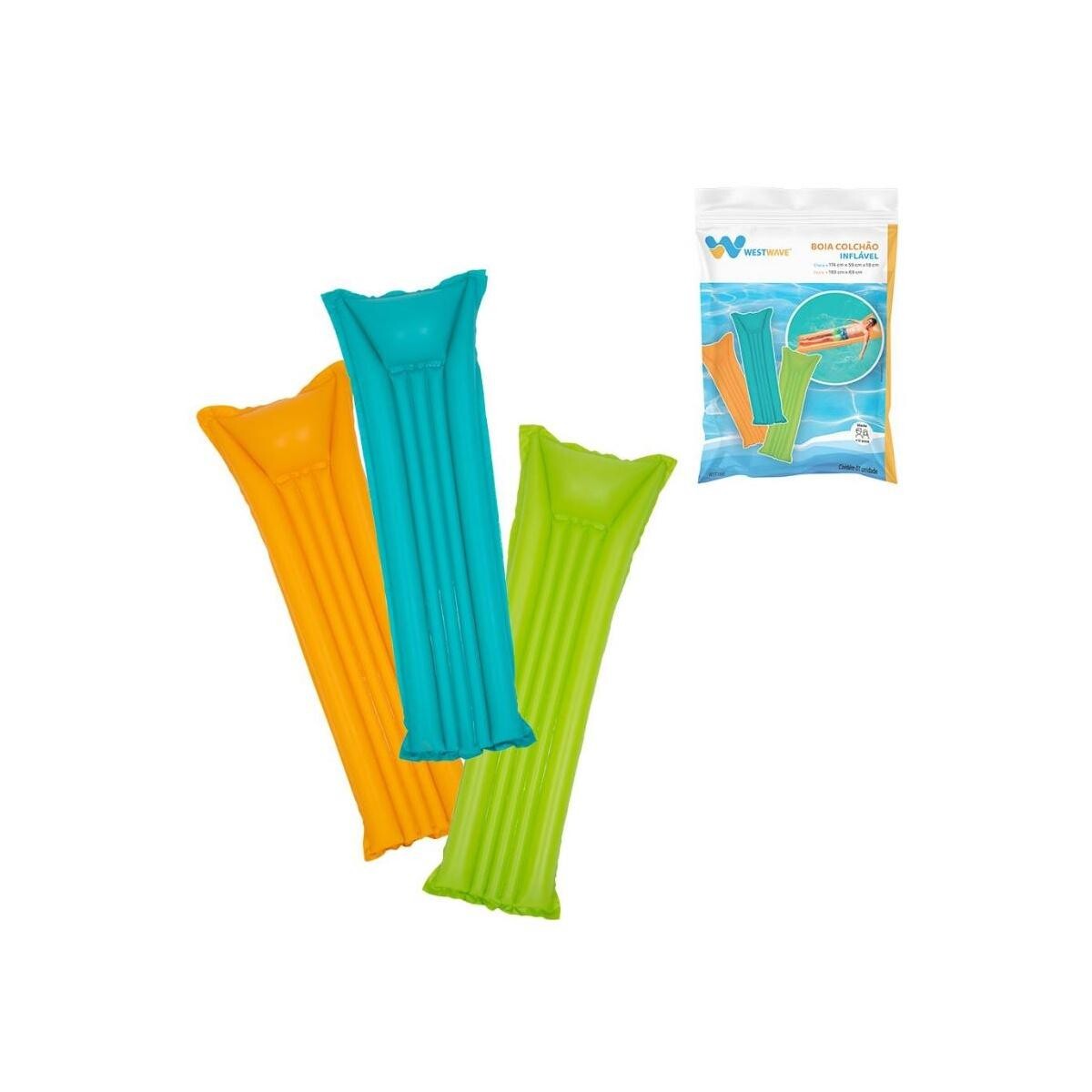 Colchão Inflável de Solteiro Resistente 174cm para Camping