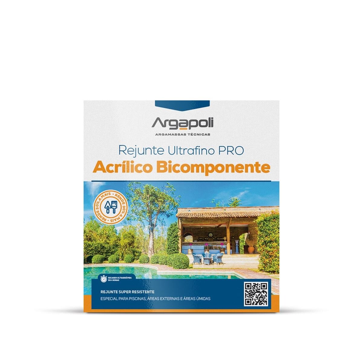 Rejunte Acrílico Bicomponente 1,3kg Argapoli Corda Nude