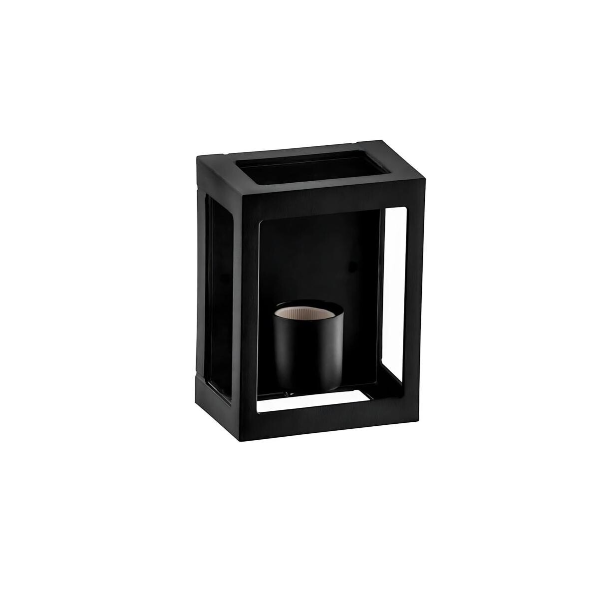 Arandela Injetada Dital Preta 15cm com Abertura - Durabilidade e Estilo