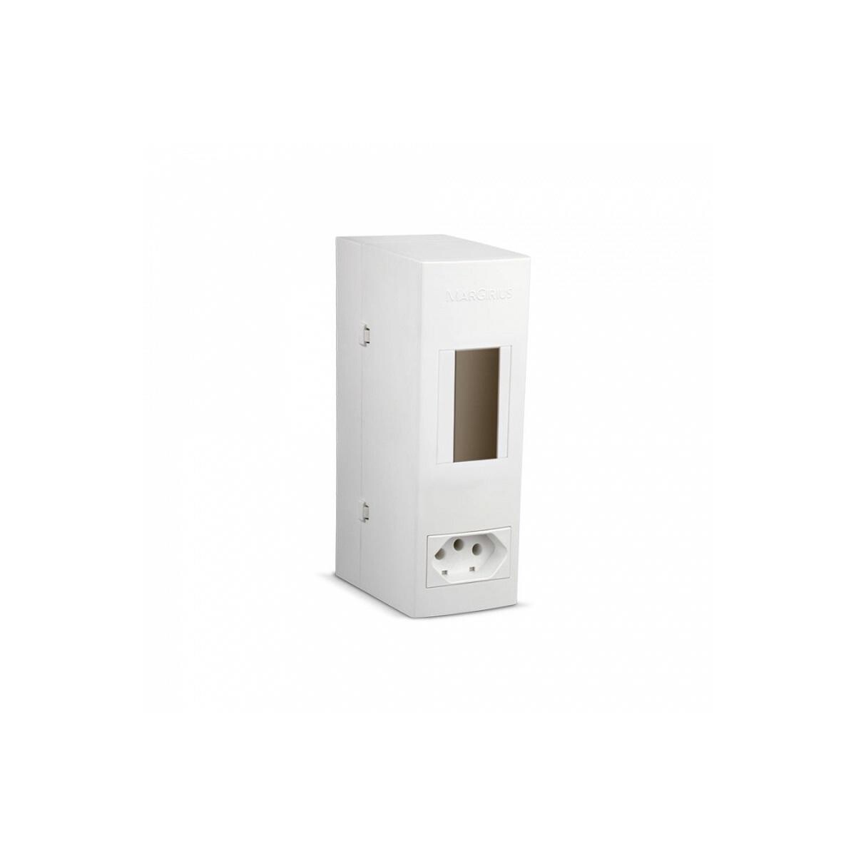 Caixa de Passagem Externa Margirius Cp2-01 Compacta com Tomada 20a