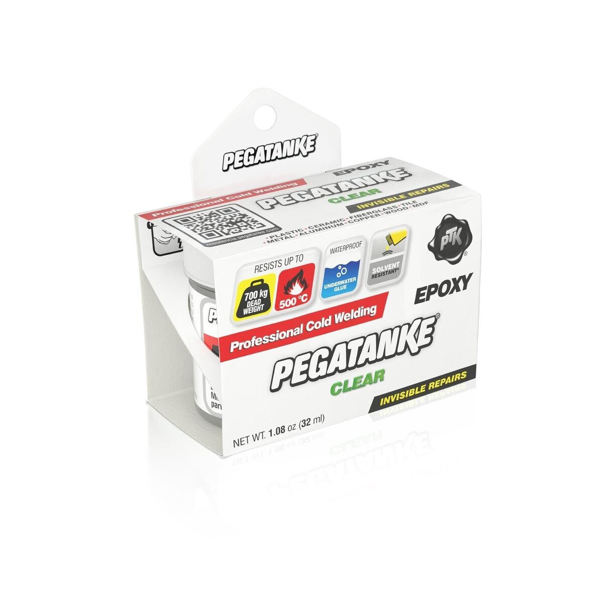 Adesivo Epóxi Aço Pegatanke 42,5g - Solda a Frio Extra Forte