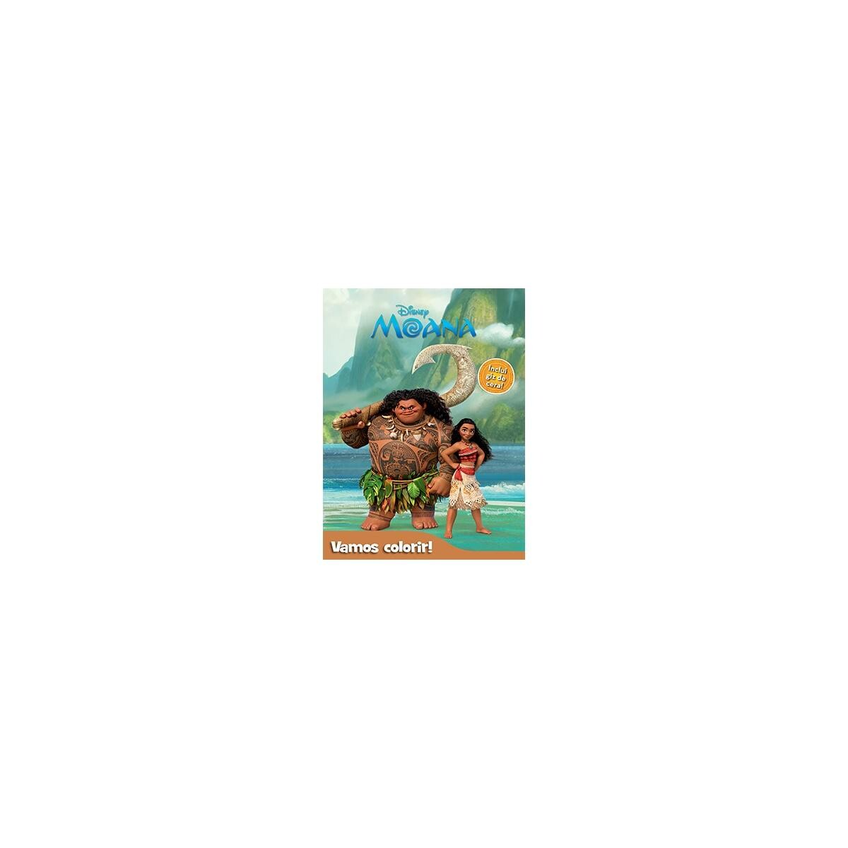 Livro Disney - Vamos Colorir - Moana