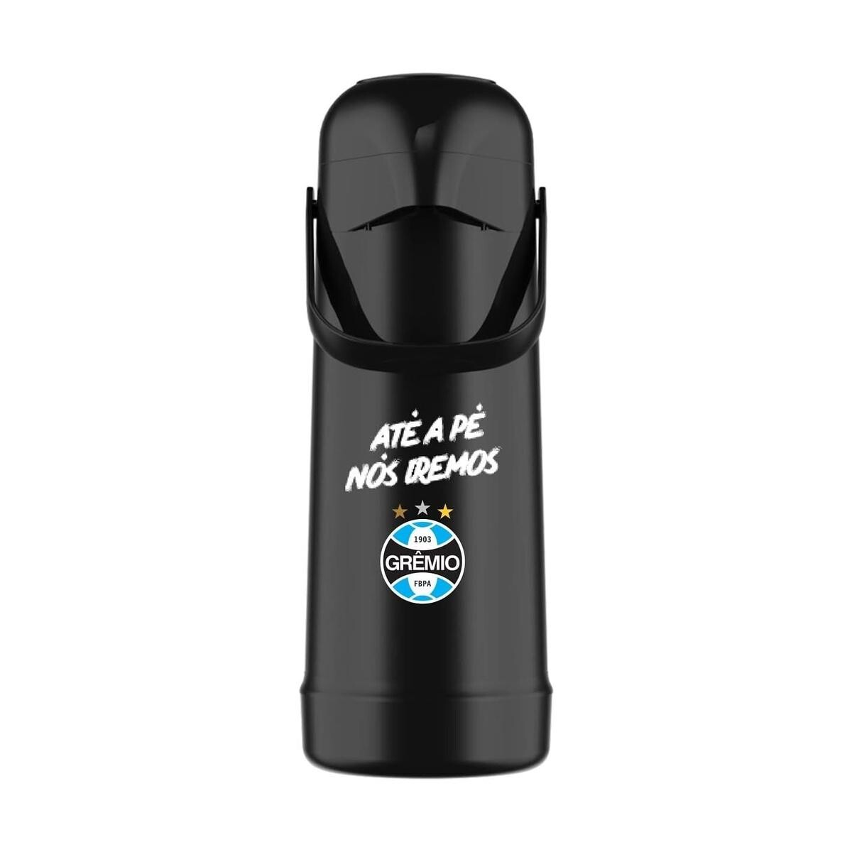 Garrafa Térmica Magic Pump Futebol Grêmio 1l Termolar 13282