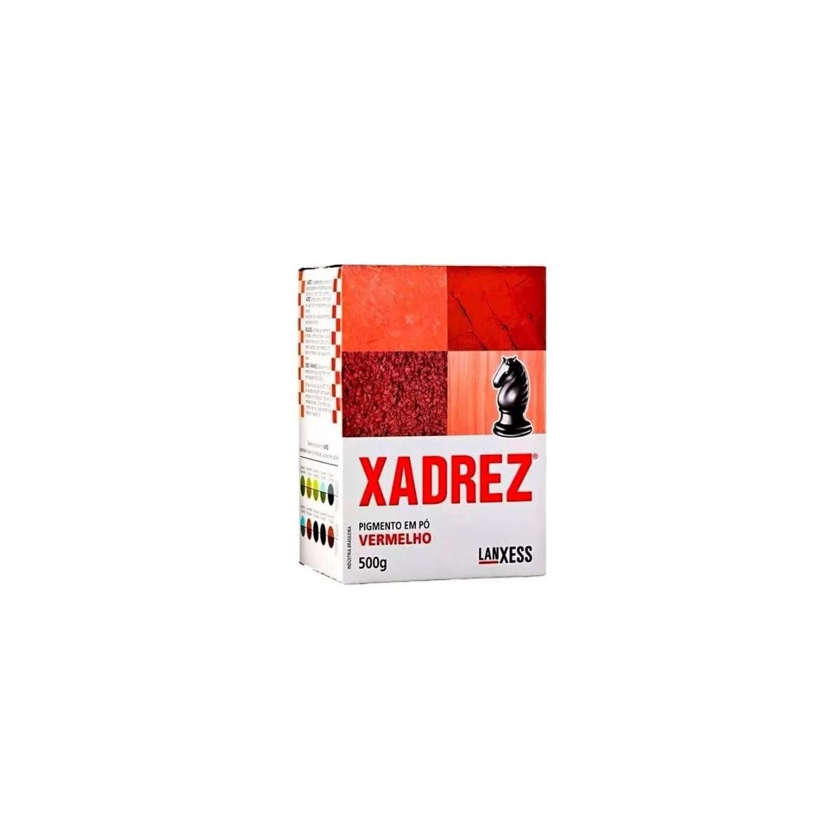 Corante em Pó Xadrez Vermelho 500g para Cimento e Argamassa