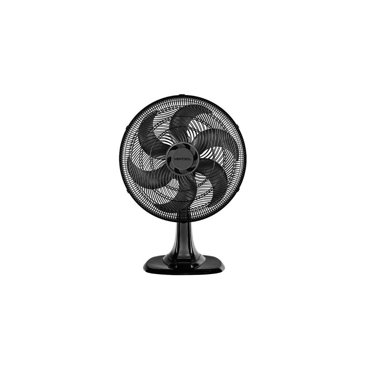 Ventilador de Mesa Turbo Ventisol 30cm Preto 220v