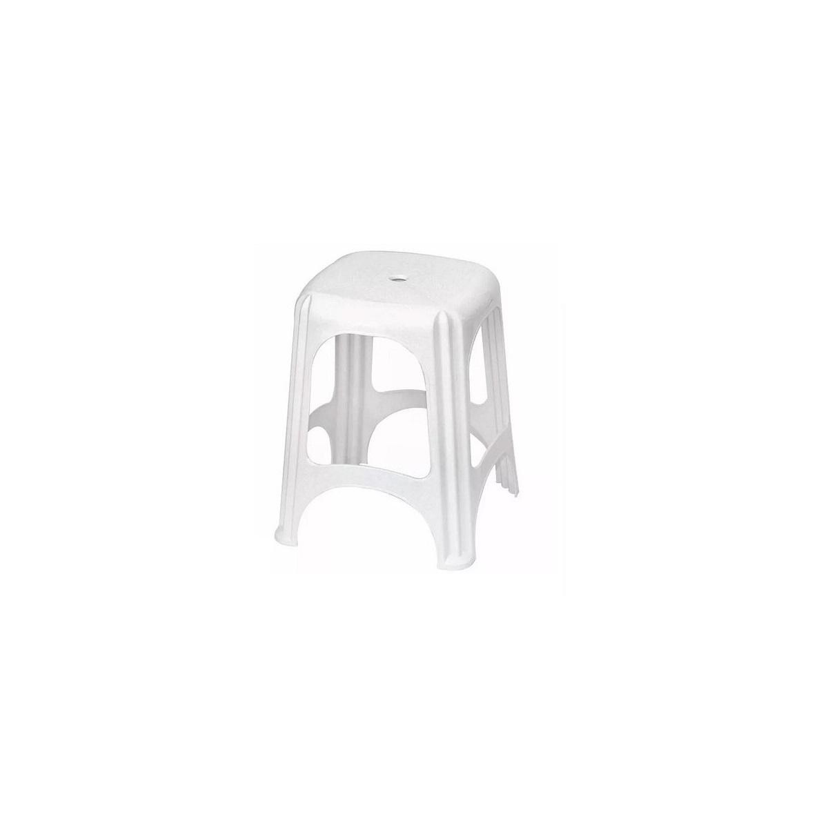 Banqueta de Plástico Tramontina Niterói Branco
