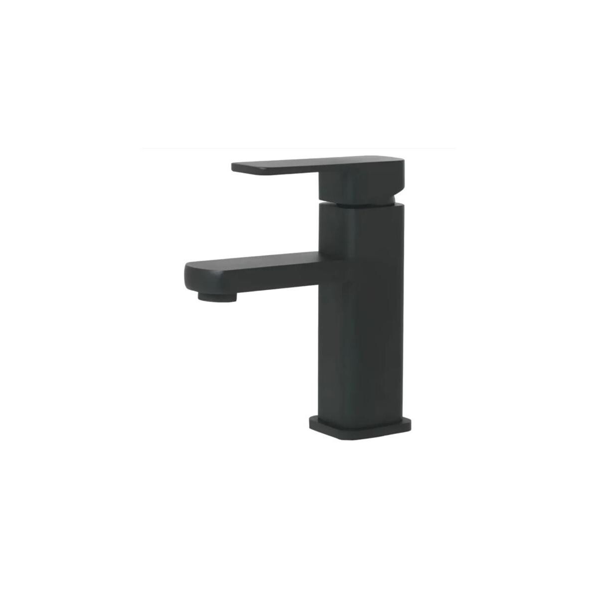 Misturador Monocomando Lavatório Bancada Rainha Preto Fosco Bica Baixa 10cm