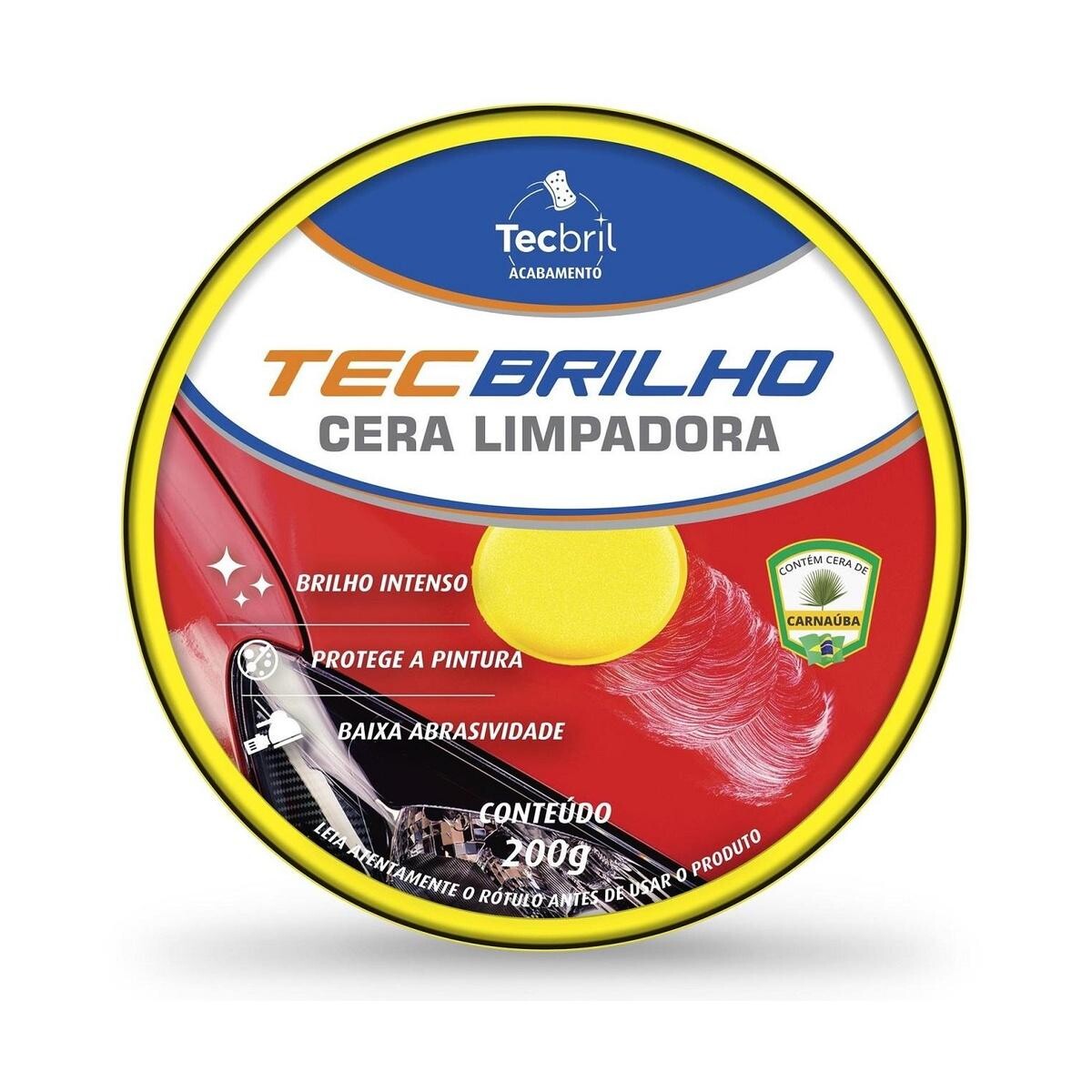 Cera de Polir Tecbril 5920079 Alto Brilho e Proteção Duradoura