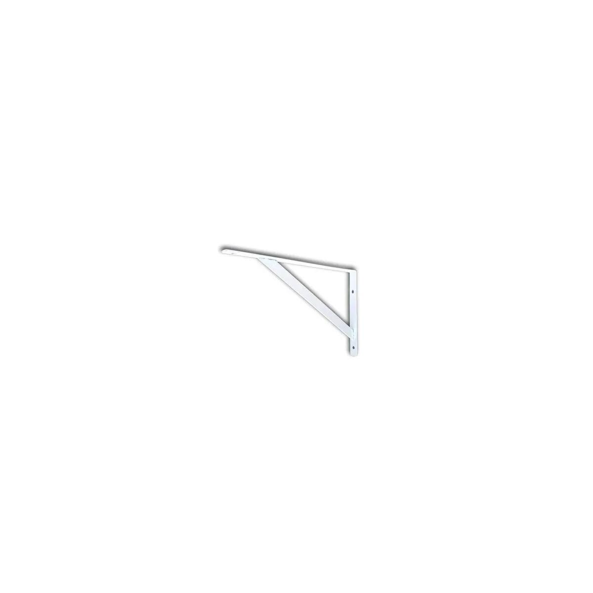 Mão Francesa 20cm Branca Reforçada Bomfix - Suporte Prateleira Resistente