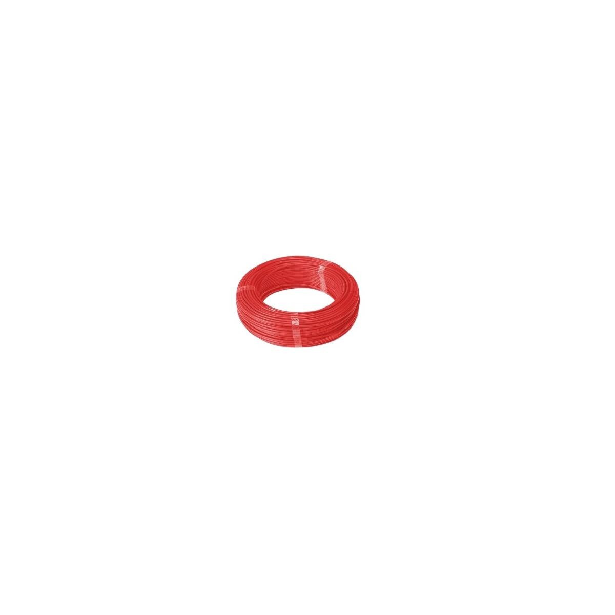 Fio Cabo Flexível 10,0mm Vermelho 100m - Qualidade Abnt Nbr