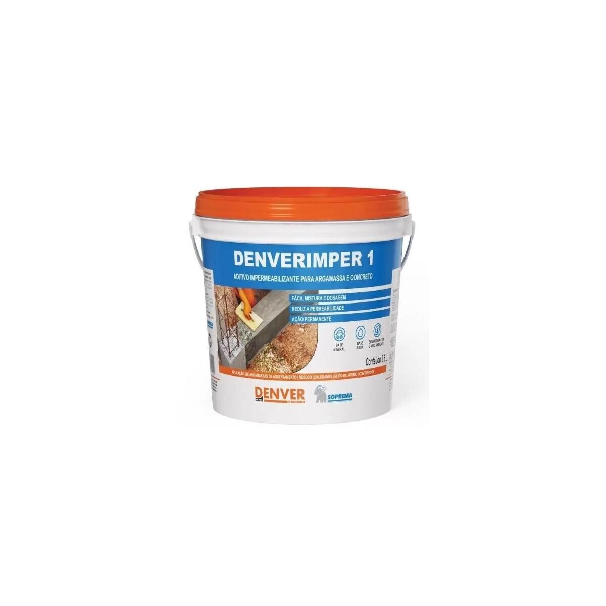 Aditivo Impermeabilizante Denver Denverimper-1 3,6l