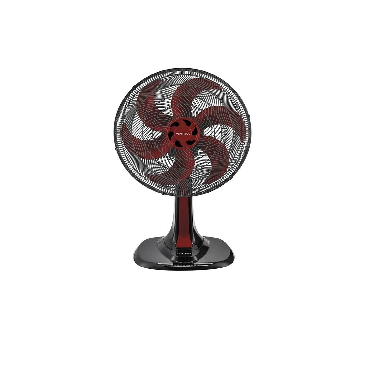 Ventilador de Mesa Ventisol Turbo 30cm 6 Pás Vermelho 220v
