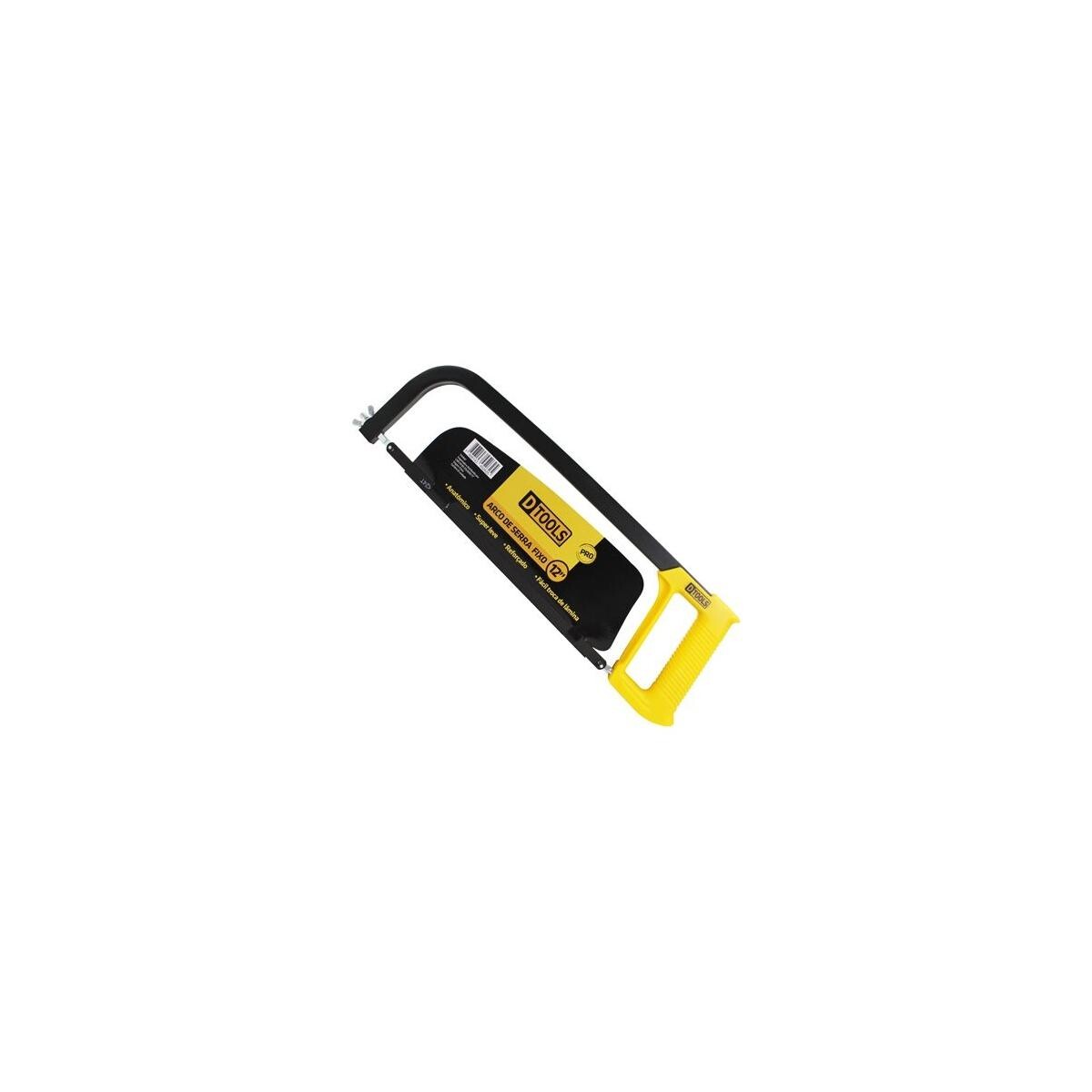 Arco de Serra Fixo 12 Polegadas Dtools - Ferramenta Manual Resistente