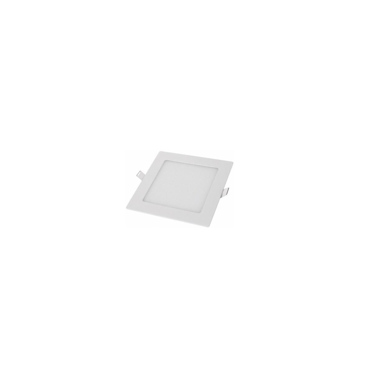 Painel Led Slim Embutir 6w 12x12cm 6500k Cristallux