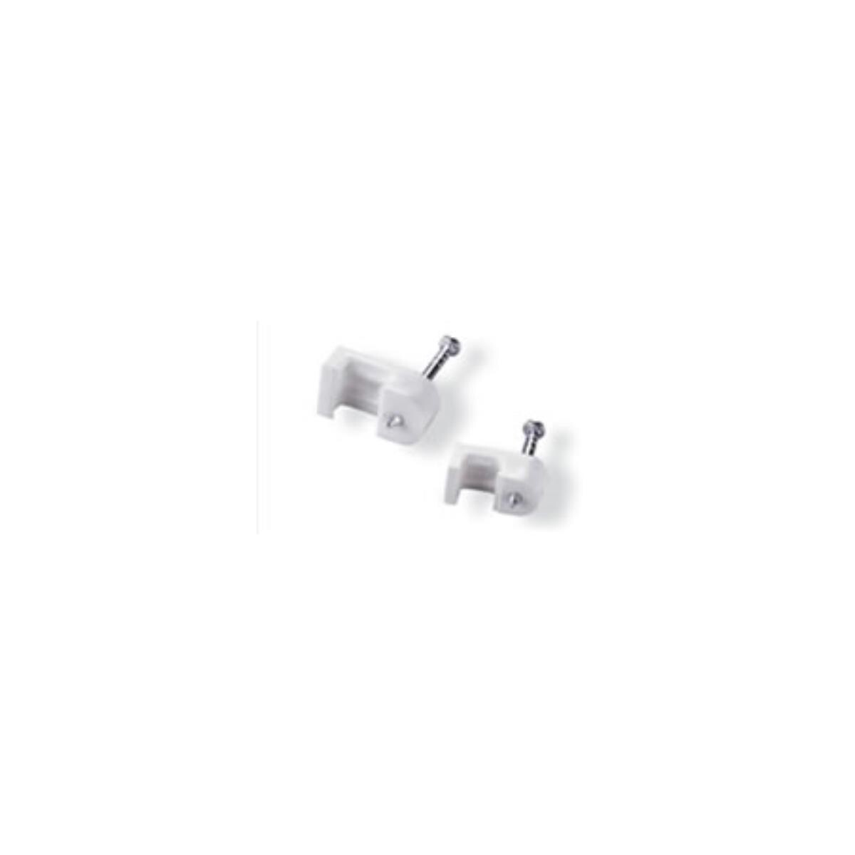 Grampo Fixa Fio Rifix com Prego 14x16 - Kit 15 Peças Elétricas