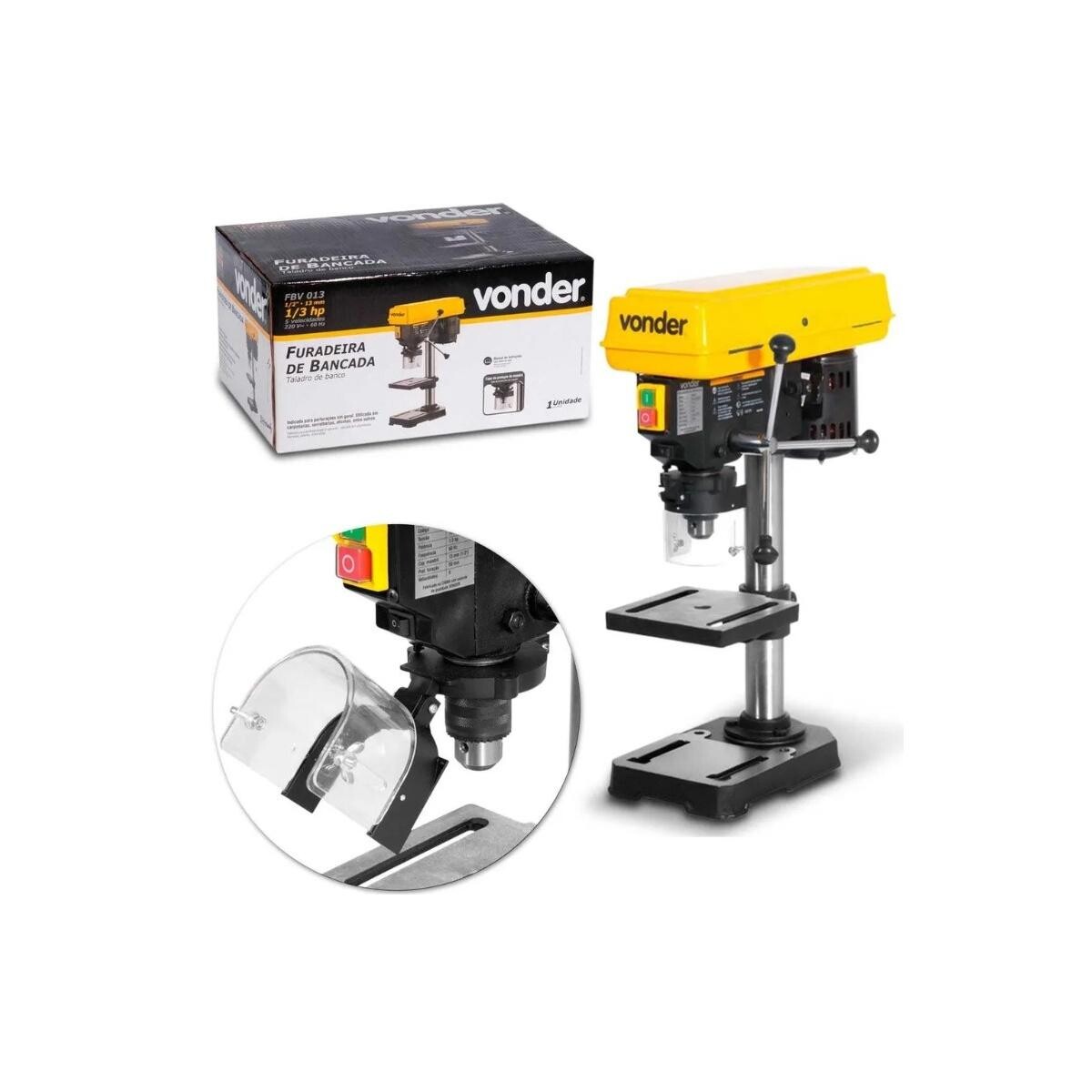 Furadeira de Bancada 13mm 220v Vonder: Precisão e Robustez