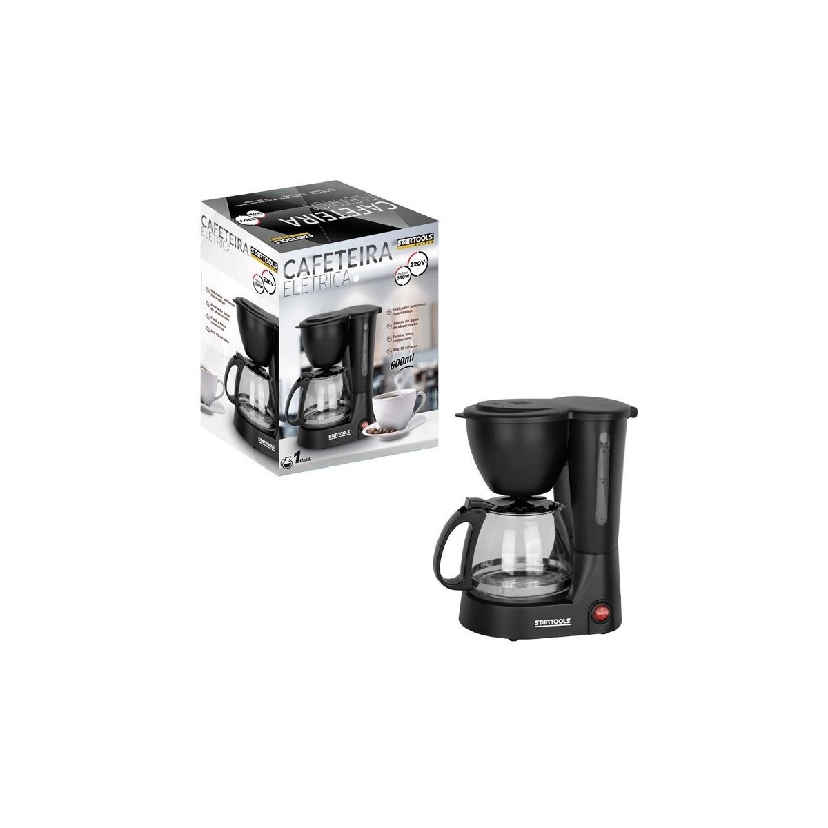 Cafeteira Elétrica Startools 600ml 15 Xícaras 220v