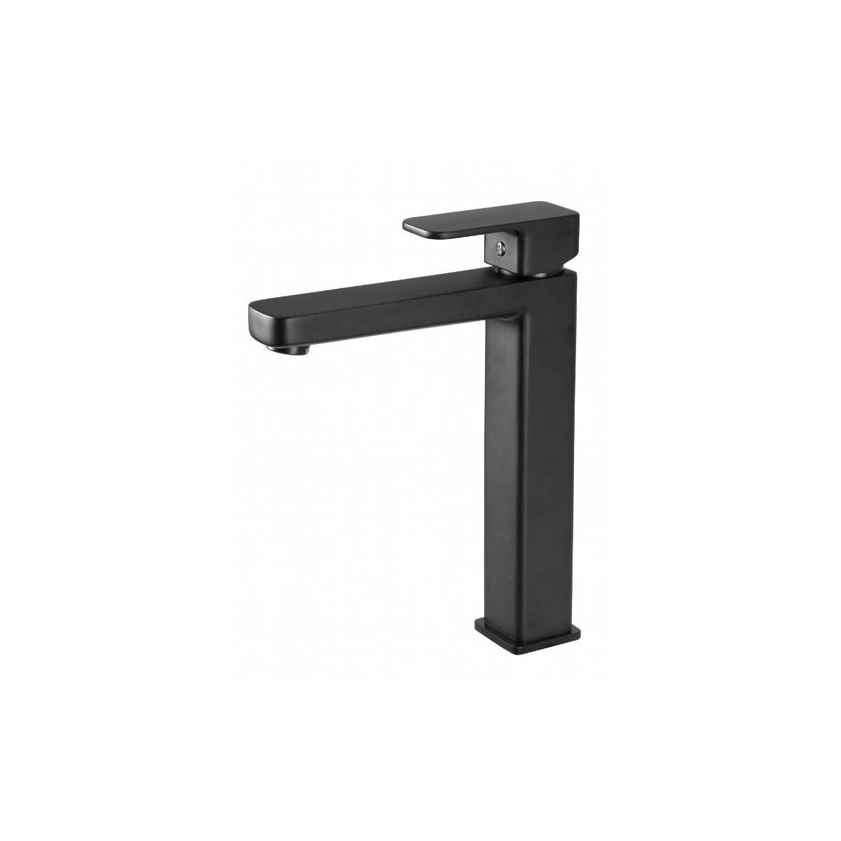 Misturador Monocomando Meber Preto Fosco de Mesa para Banhei