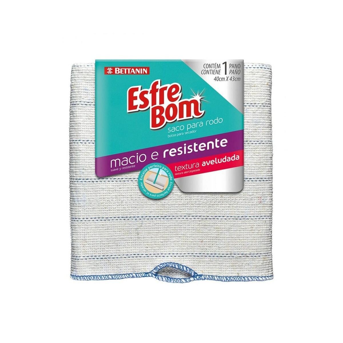 Pano Rodo Algodão Esfrebom Bettanin Alta Absorção Durável