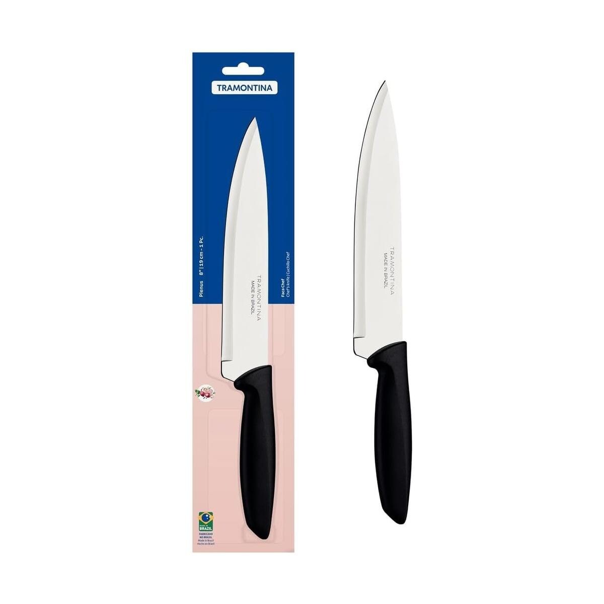 Faca Chef Tramontina Plenus Inox N° 8 - Precisão e Durabilidade