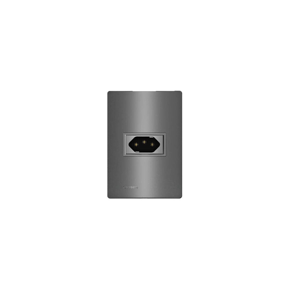 Cj. 1 Tomada 2p+t 20a 250v Concreto - Revitá (5ub9 9450ct)