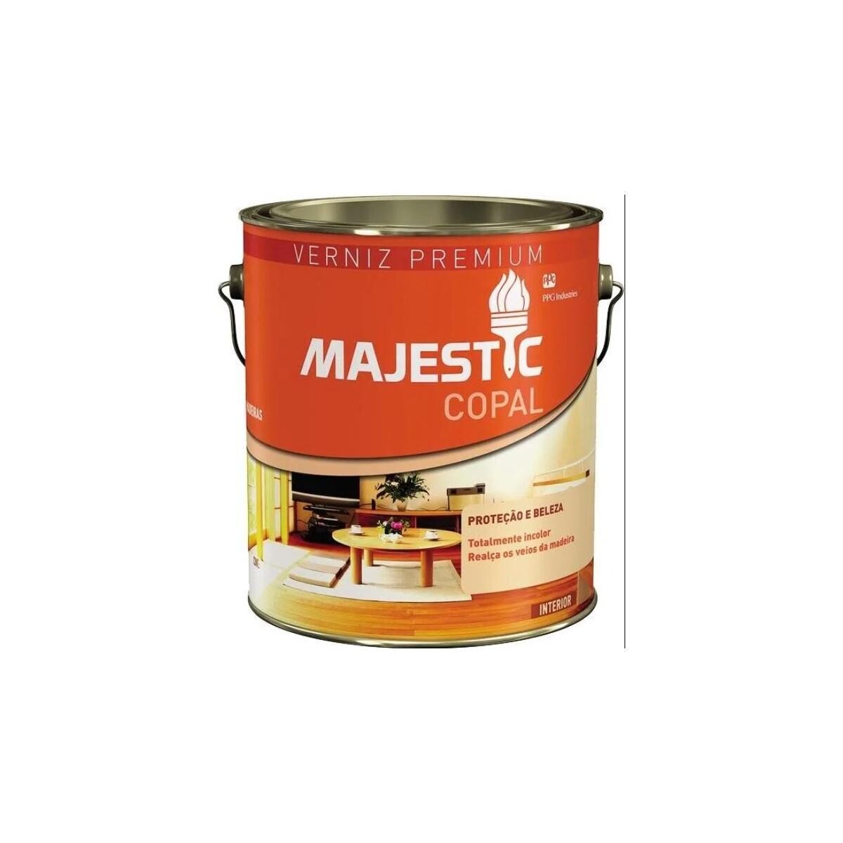 Verniz Brilhante Copal Incolor 3,6l Majestic - Alta Durabilidade