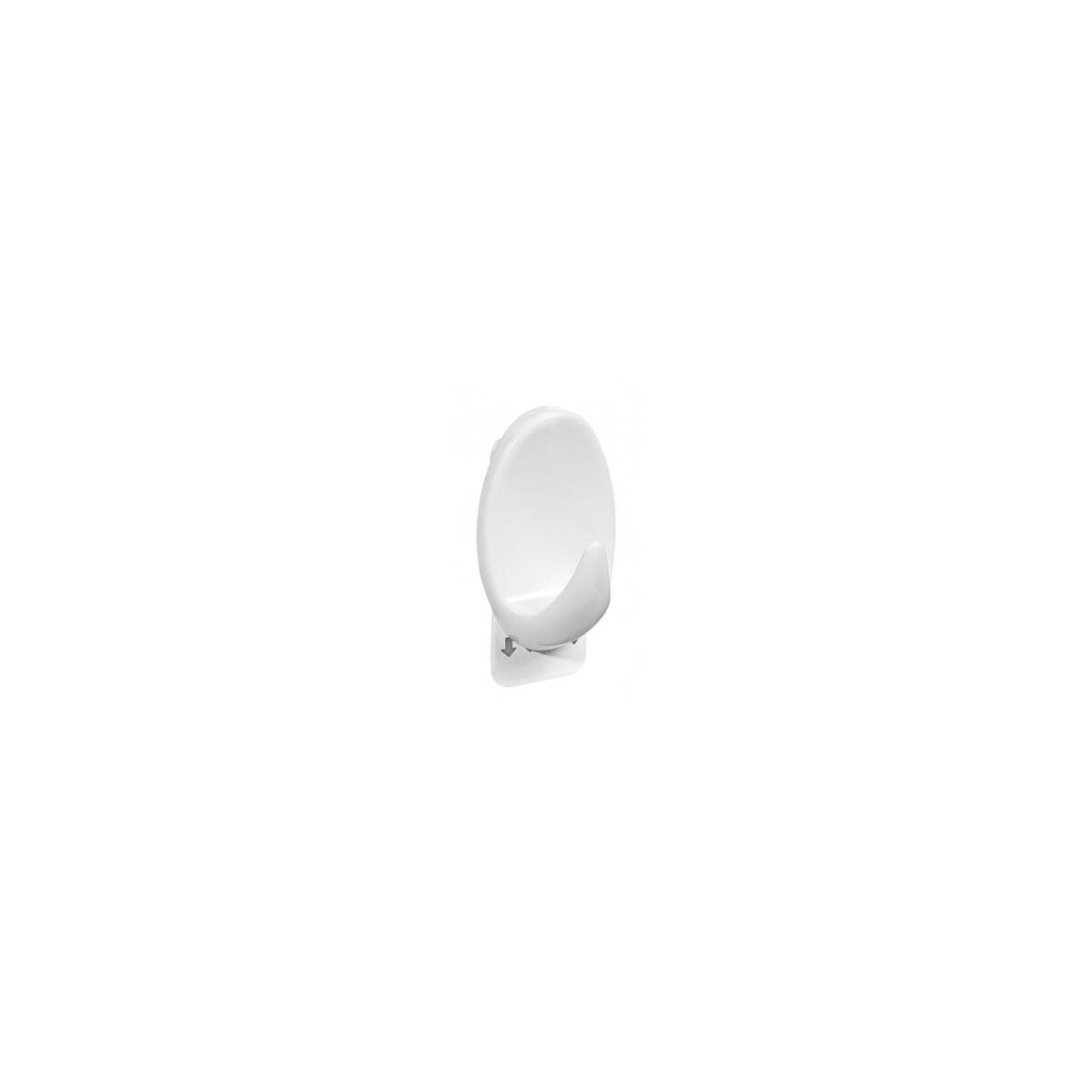 Gancho Plástico Adesivo Oval G Aplik Branco - Solução Fixação