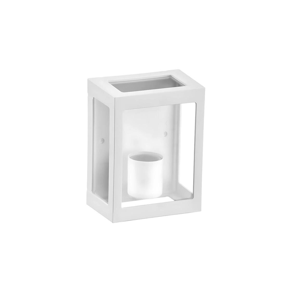 Arandela Injetada Dital Branca 15cm com Abertura