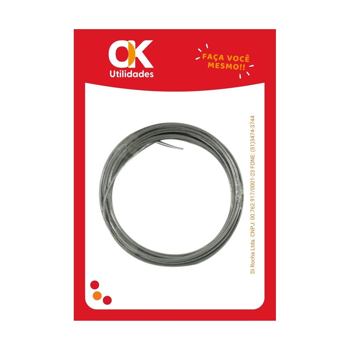 Arame Galvanizado N°18 4m Ok Utilidades