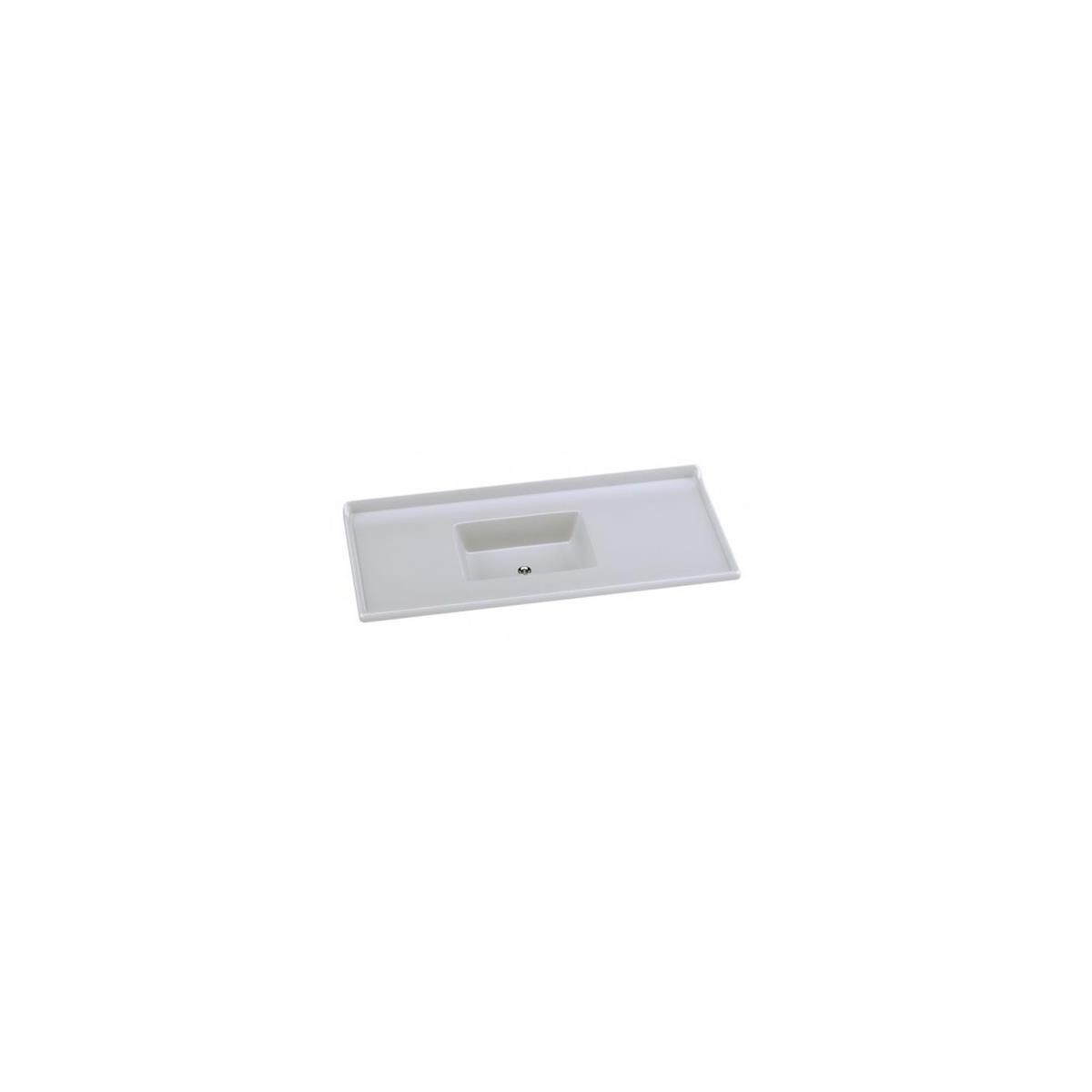 Pia de Cozinha Rorato 120x55 Standard Granitada Gelo