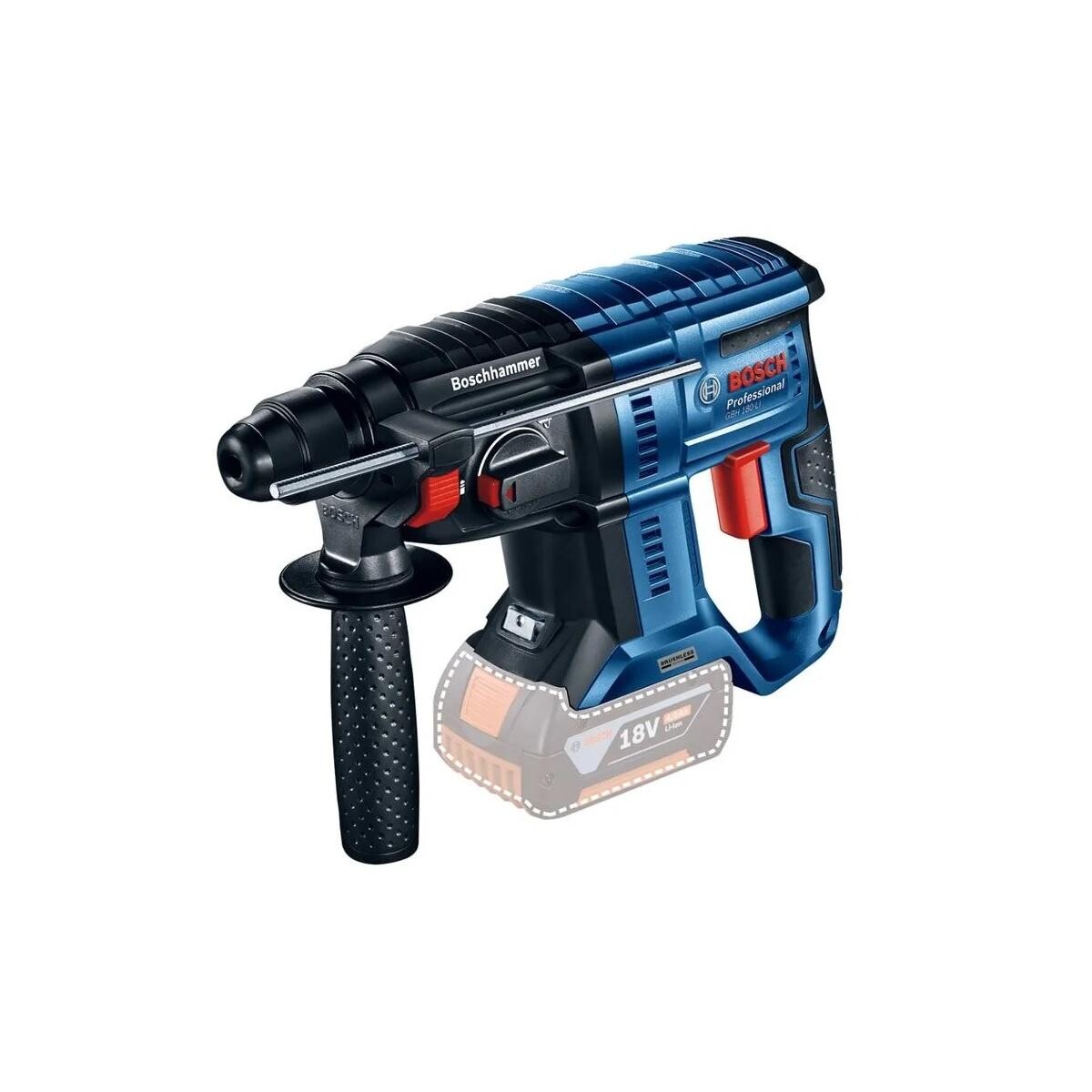 Martelete Perfurador Rompedor Bosch Gbh 180-li 18v Sds Plus