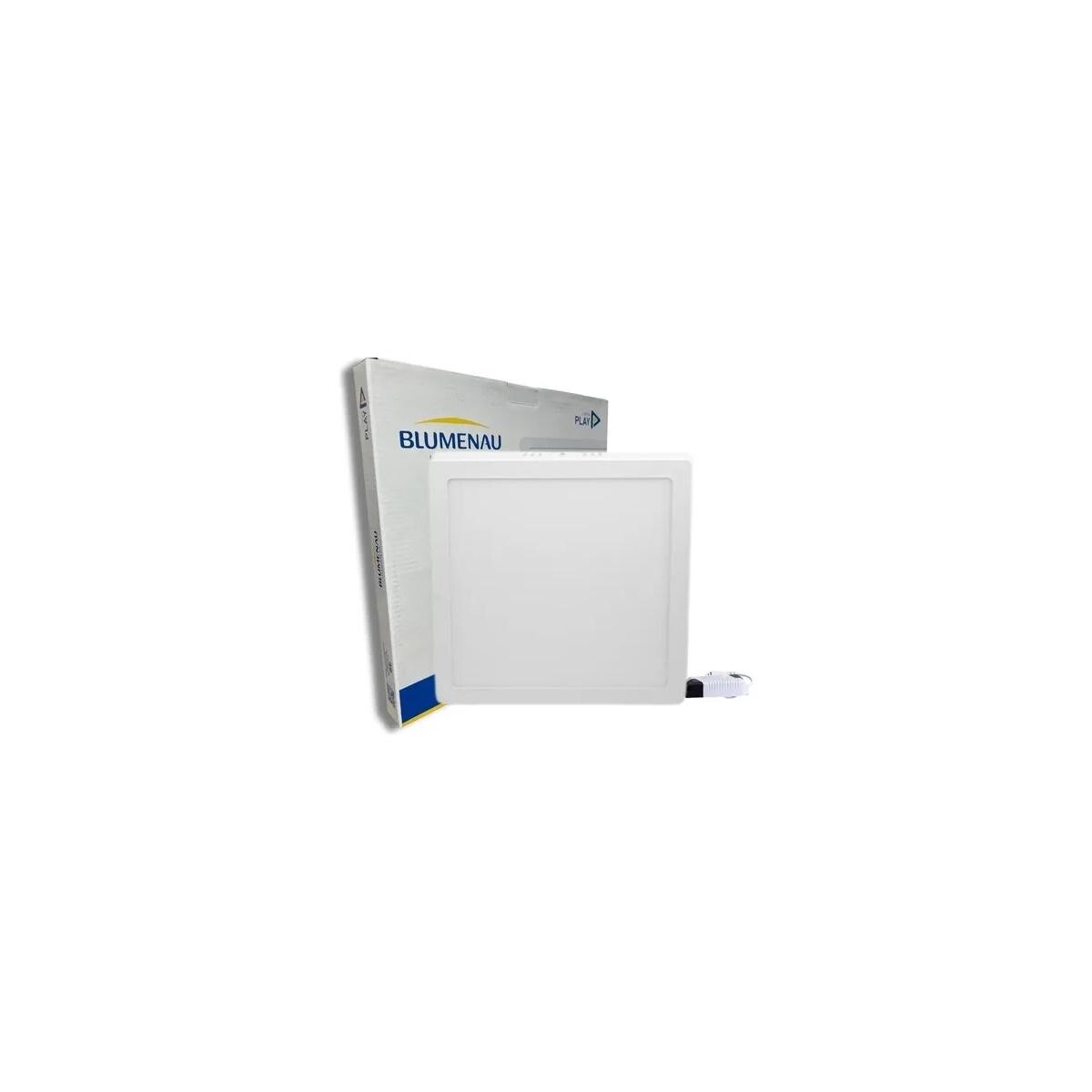 Painel Led Quadrado Sobrepor 24w 6500k Blumenau - Luz Fria