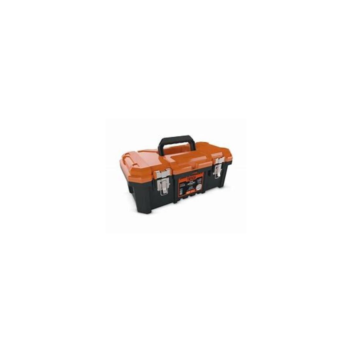 Caixa de Ferramentas Pvc 18.3" Metasul Fecho Metal Laranja