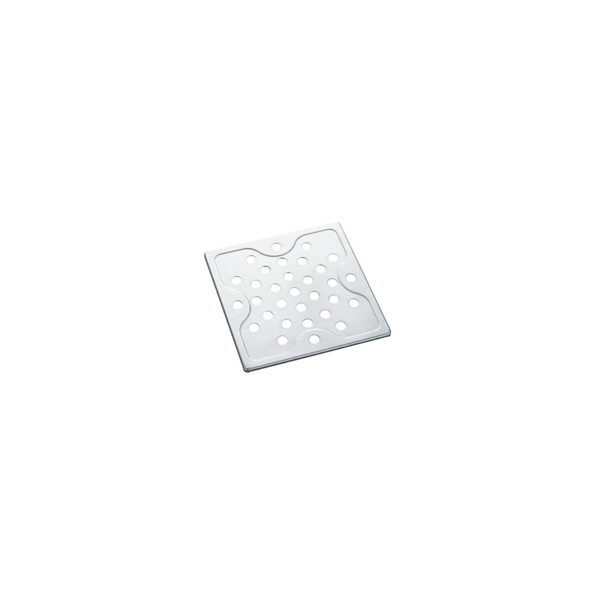 Grelha Inox Quadrada 15x15 Meber para Ralos de Piso
