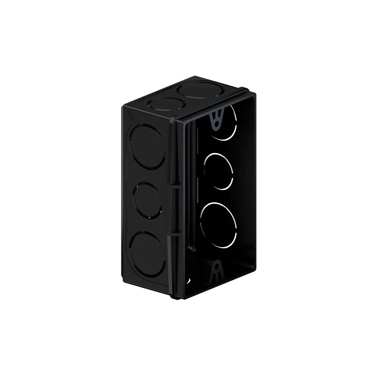 Caixa de Luz Pvc 4x2 Preta - Durável e Fácil Instalação