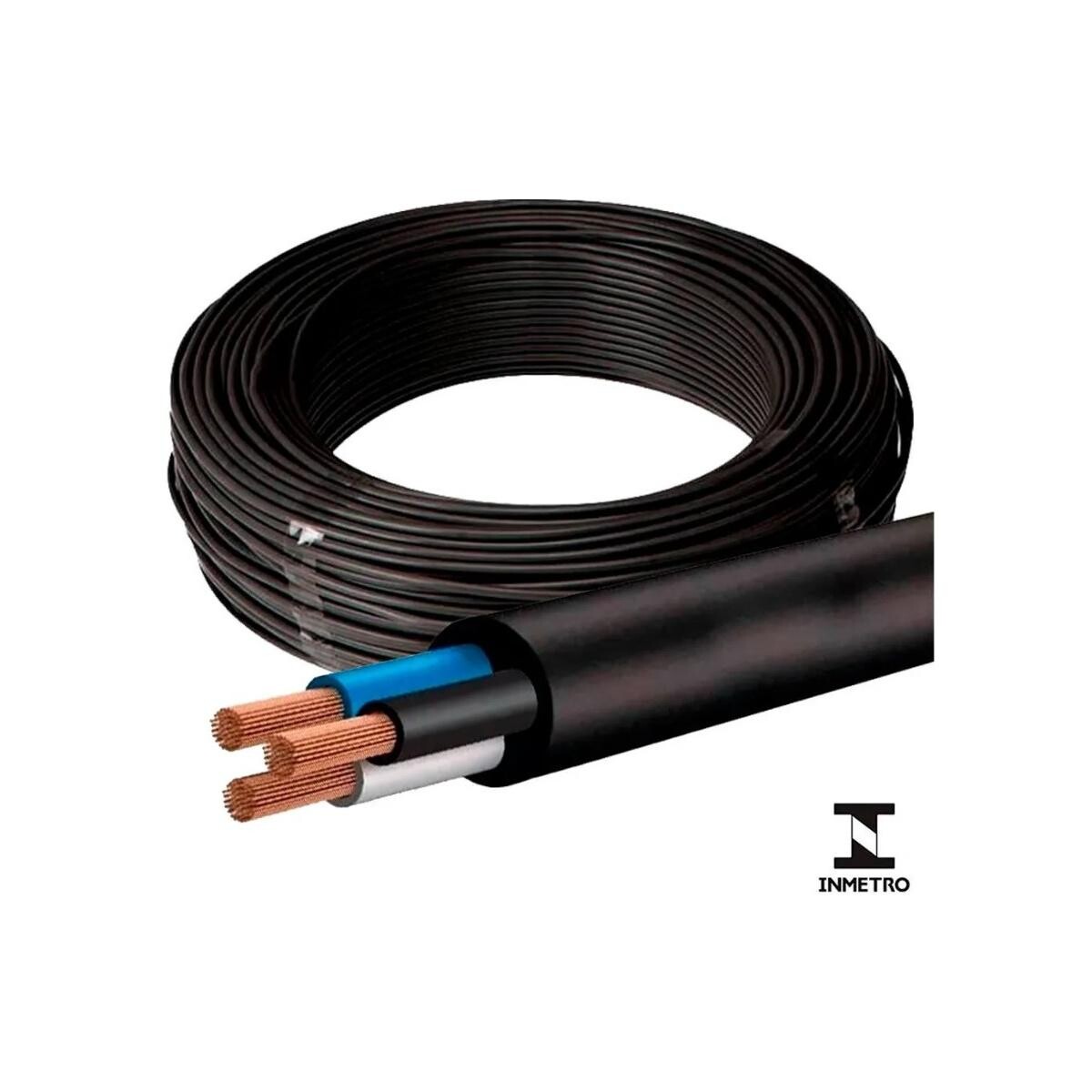 Fio Cabo Pp 3x1,5mm Flexível - Qualidade Abnt