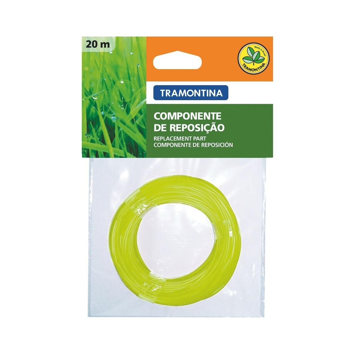 Linha Nylon 1.80mm 20m para Aparador de Grama Tramontina