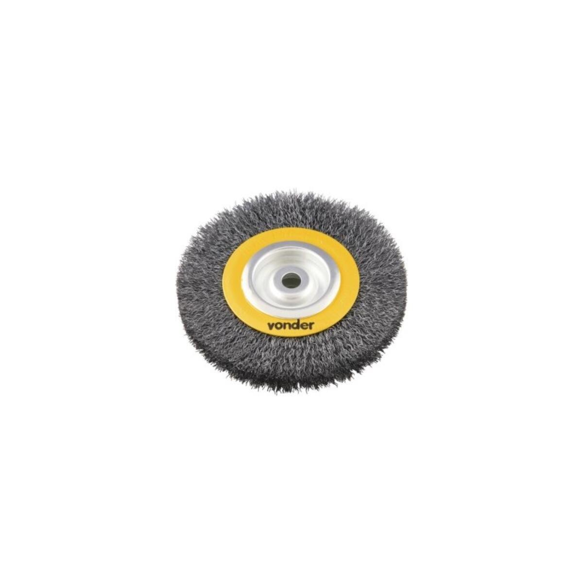 Escova de Aço Circular Vonder 6" X 1/2" Furo | Ref. 6325634120