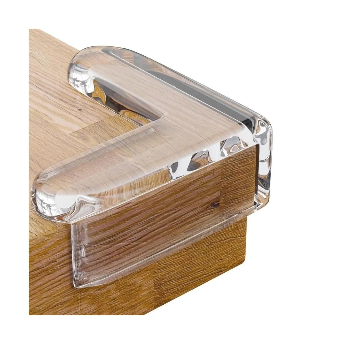 Cantoneira de Silicone Transparente para Mesa Ok Utilidades Protetora