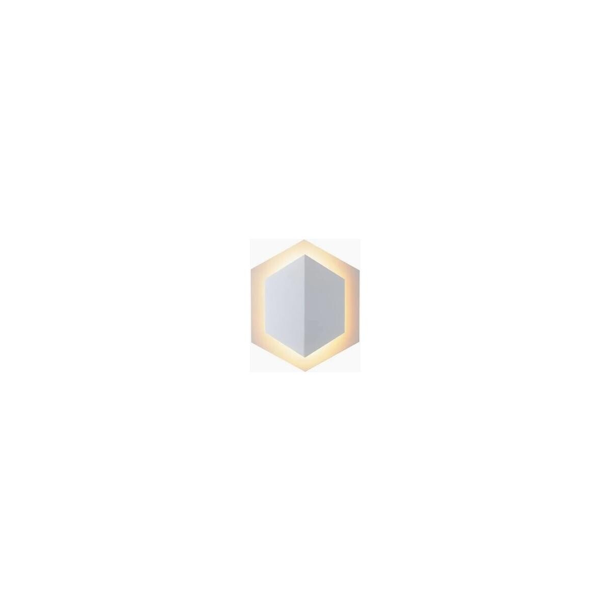 Arandela Luminária Quartzo Blumenau 190mm 2xg9 Branco Fosco
