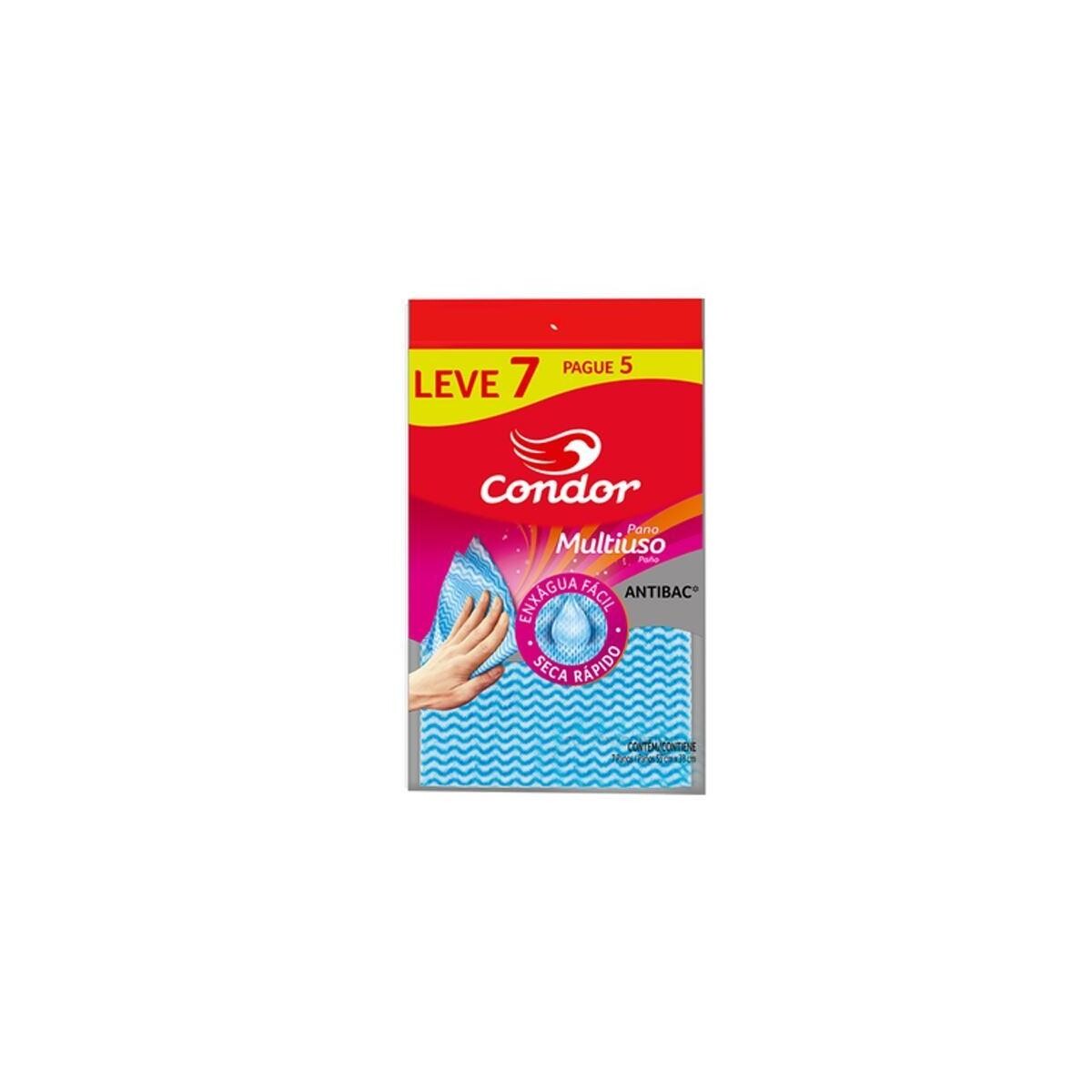 Pano Multiuso Condor 1659 para Limpeza Profissional