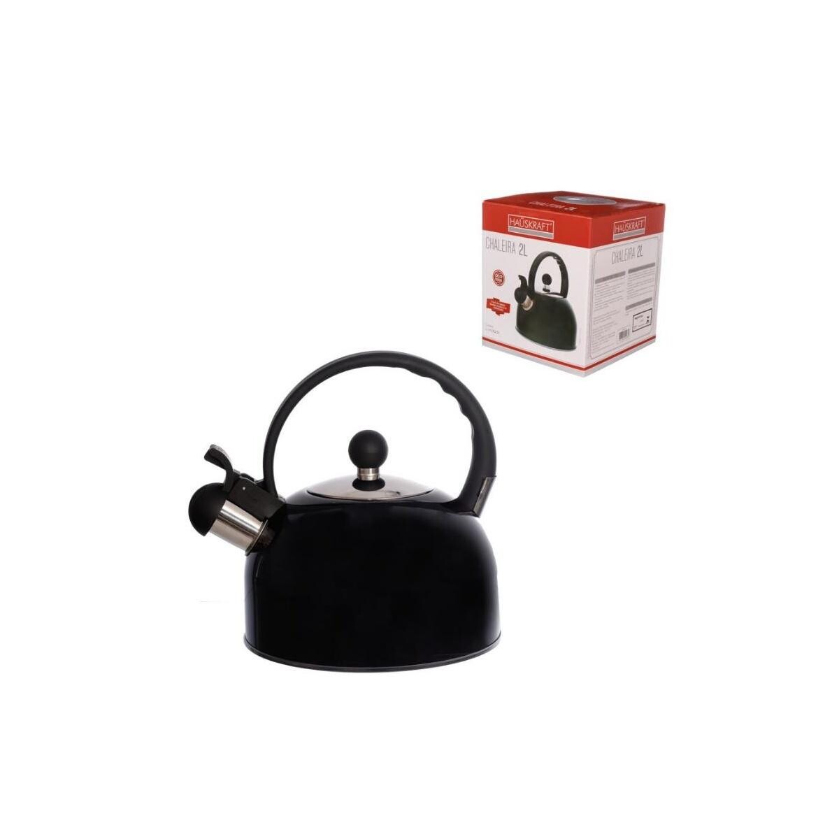 Chaleira Inox 2 Litros para Chá e Café Cozinha Durável