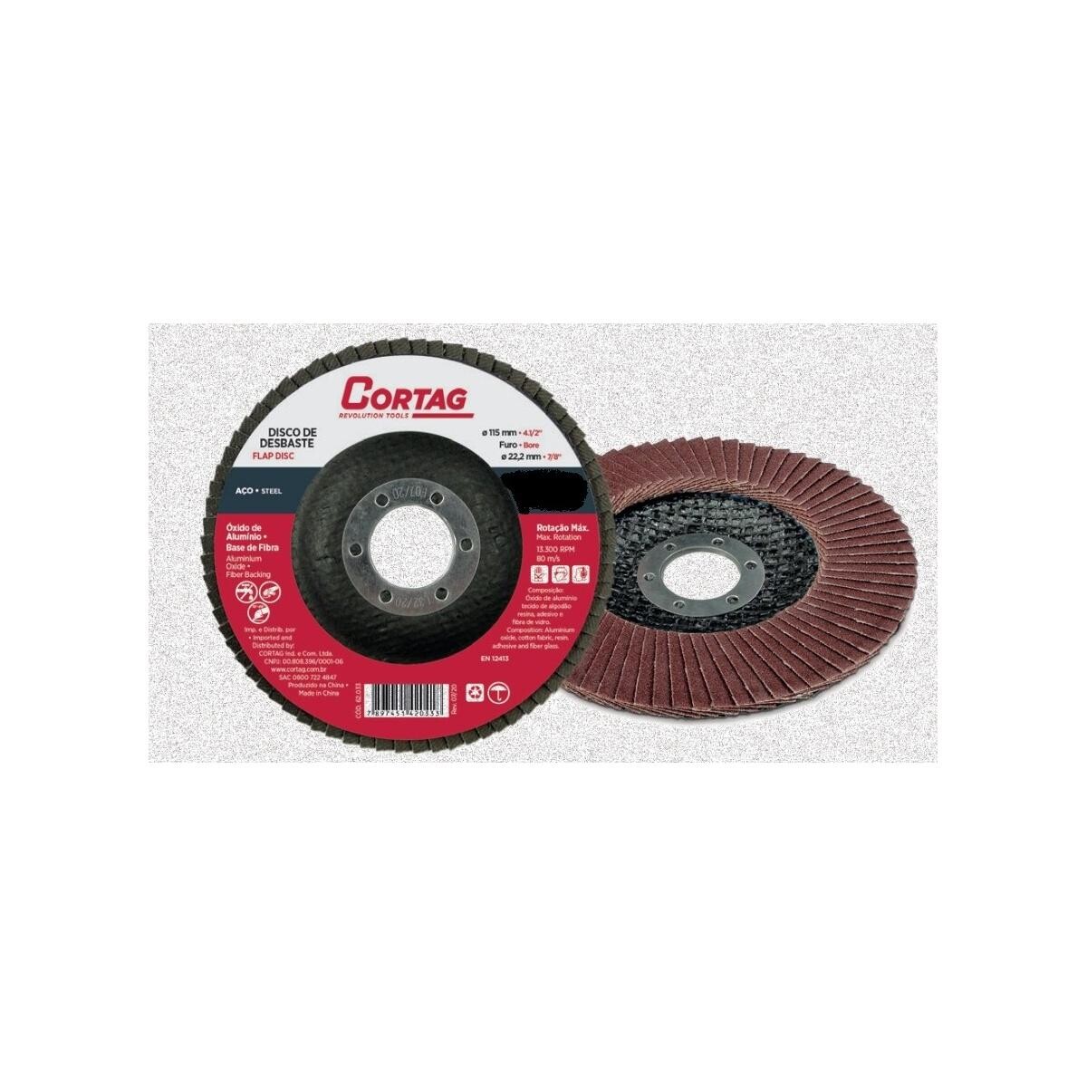 Disco de Desbaste 7 G120 Cortag