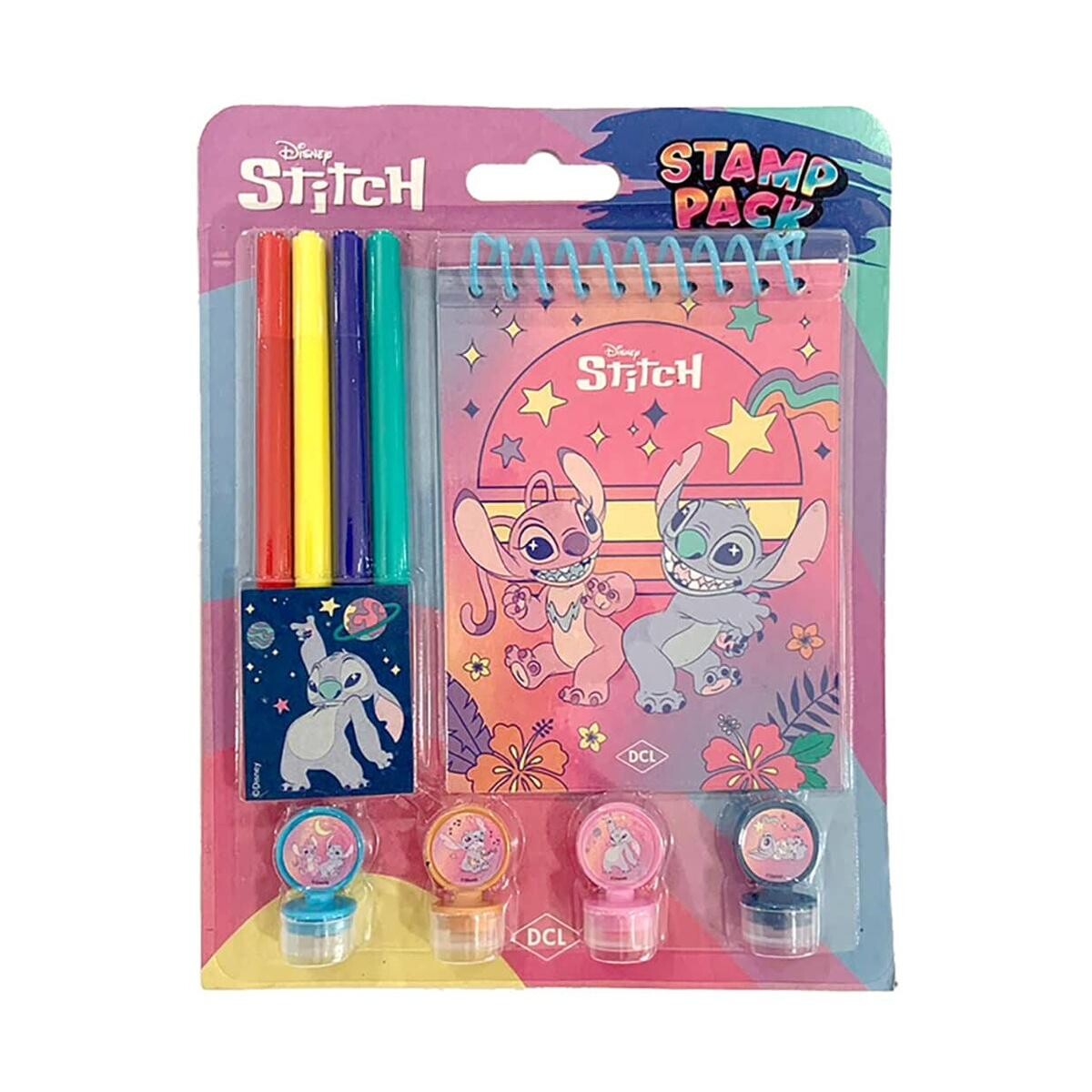 Kit Carimbo Infantil Disney Stitch Dcl - Ferramenta Criativa Robusta