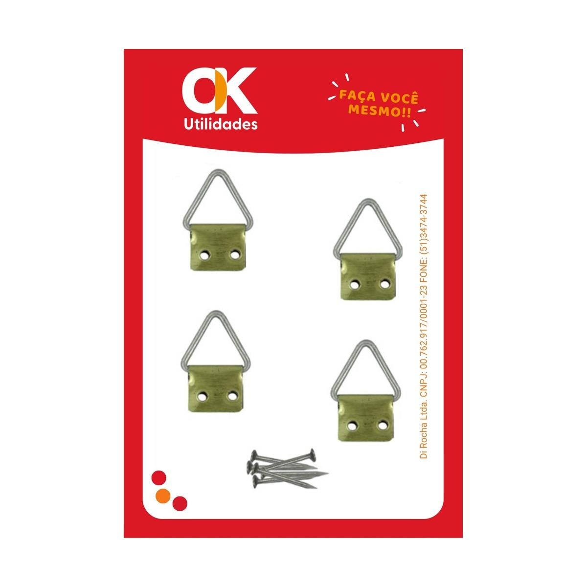 Suporte Médio para Quadros Ok Utilidades - Aço Carbono Resistente